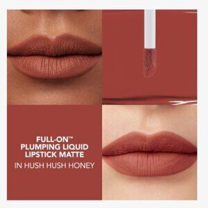 Buxom Full-On Plumping Liquid Lipstick Matte - Hush Hush Honey cinnamon 3.5ml